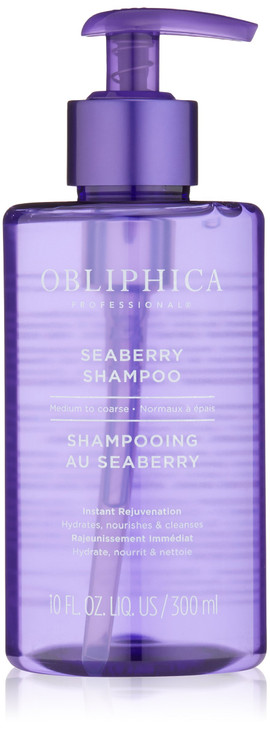 Obliphica Seaberry Shampoo for Medium to Coarse Hair - Frizz Free, Nourished, and Damaged Repaired Hair - Hair Mask & Treatment for Dry Hair and Grow