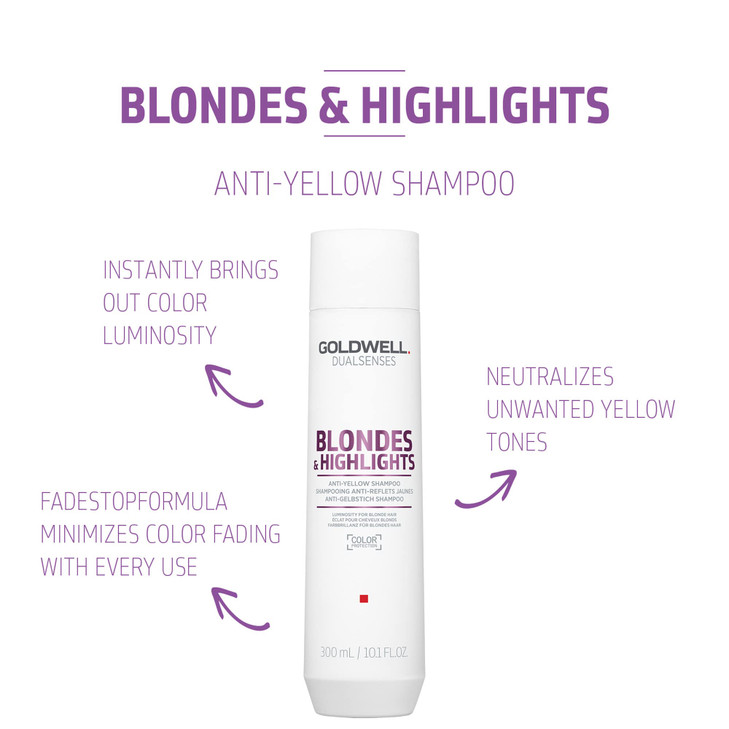 Goldwell Dualsenses Blondes & Highlights Anti-Yellow Shampoo 300mL