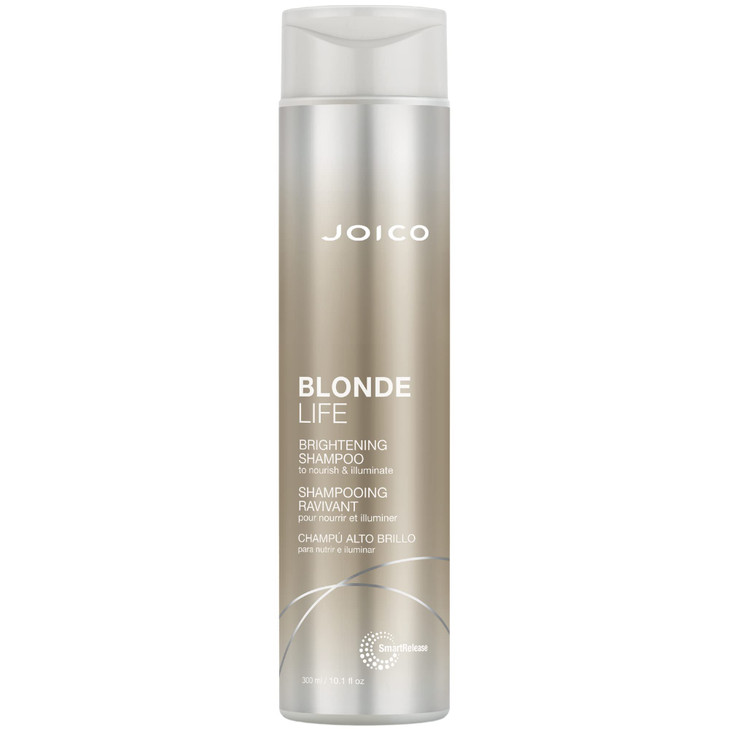 Joico Blonde Life Brightening Shampoo | For Blonde Hair | Add Softness & Smoothness | Sulfate Free | With Monoi & Tamanu Oil | 10.1 Fl Oz