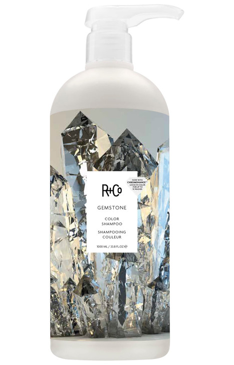 R+Co Gemstone Color Shampoo Retail Liter | Frizz Control, Repairs + Preserves Hair Color | Vegan + Cruelty-Free | 33.8 Oz
