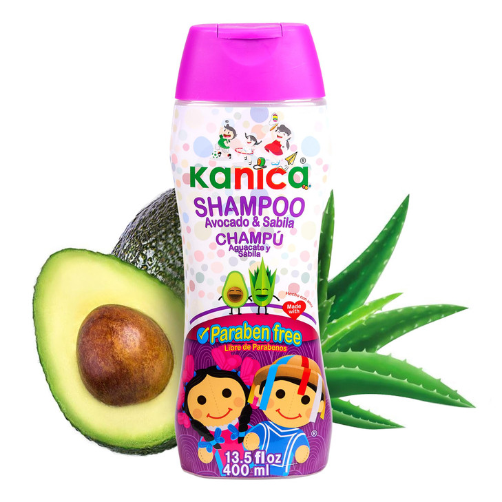 KANICA Shampoo Paraben Free with Aloe Vera and Avocado. Shampoo for Family