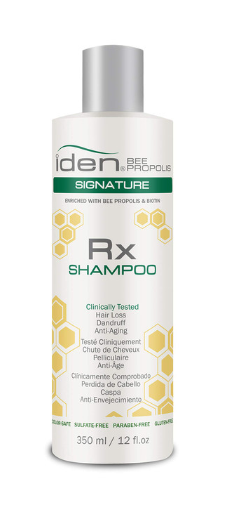 IDEN Bee Propolis Signature Rx Shampoo, Promotes Healthy Hair Growth, Saw Palmetto & Green Tea, 12 fl.oz
