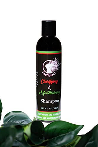 LOCLICIOUS Clarifying & Moisturizing Shampoo for Locs, Dreadlocks, Braids, and Dreads - Vegan, Organic Formula - Lightweight & Residue-Free - Promote