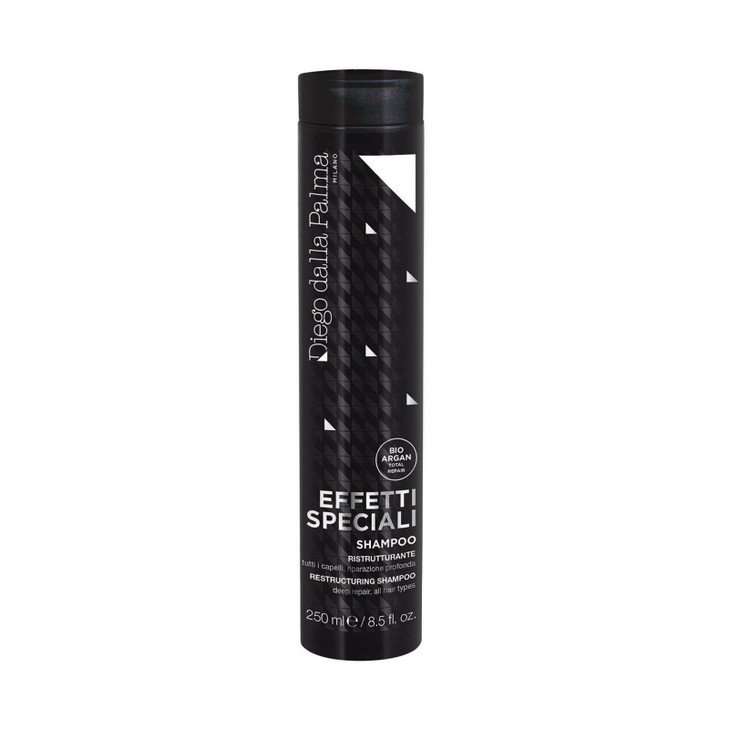 Diego dalla Palma Restructuring Shampoo - Gentle And Moisturizing Formula - With Bio-Argan Total Repair - Gives Strength, Elasticity And Body To Hair