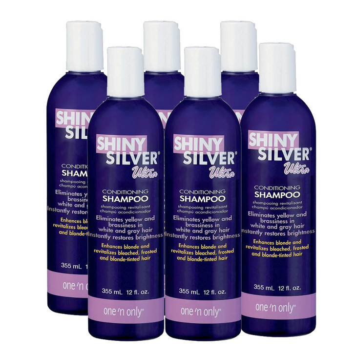 Shiny Silver Shampoo Ultra Conditioning 12 Ounce (354ml) (6 Pack)