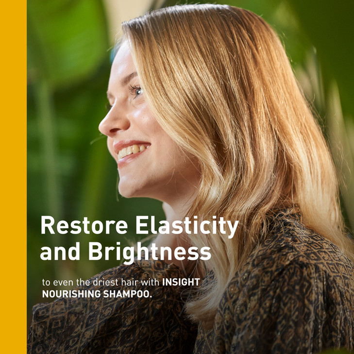 INSIGHT Clean Beauty Nourishing Shampoo for Dry Hair with Organic Oat Extract, Vegan, 13.5 fl oz