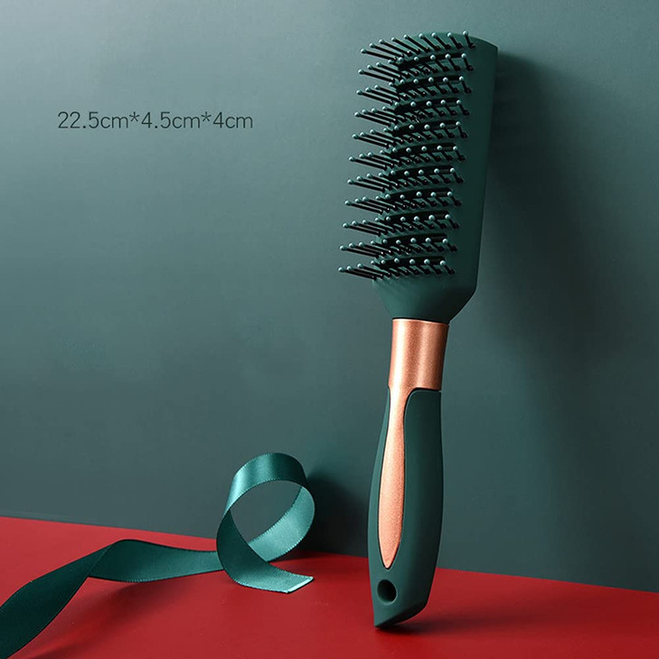 RN BEAUTY Detangling Brush Anti-Static Massage Hair Brushes Nylon Bristle Pins Blow Drying Detangler Hairbrush Styling Comb for Men and Women Adults