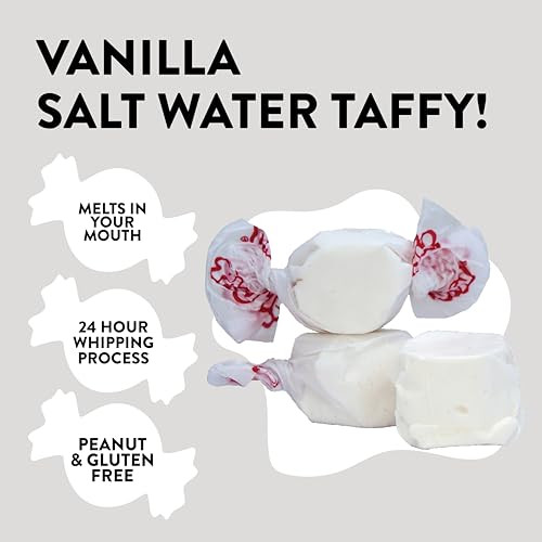 Taffy Town Saltwater Taffy, Vanilla, 2.5Lb