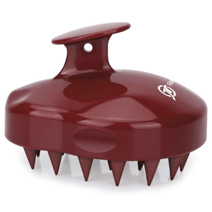 FREATECH Massager Shampoo Brush with Soft Silicone Bristles for Scalp Care, Shower Hair Scalp Scrubber Exfoliator for Dandruff Removal and Hair Growt