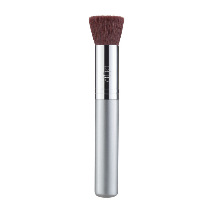 PUR MINERALS Chisel Brush, Flat Top Makeup Brush, Synthetic, Cruelty-Free Bristles, 1 ct.