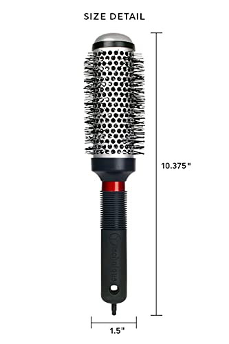 Cricket Technique Thermal Hair Brush #350 1.5 for Curling, and Styling  Heat-Retaining Barrel with Anti-Static Tourmaline Bristles, Round Thermal B