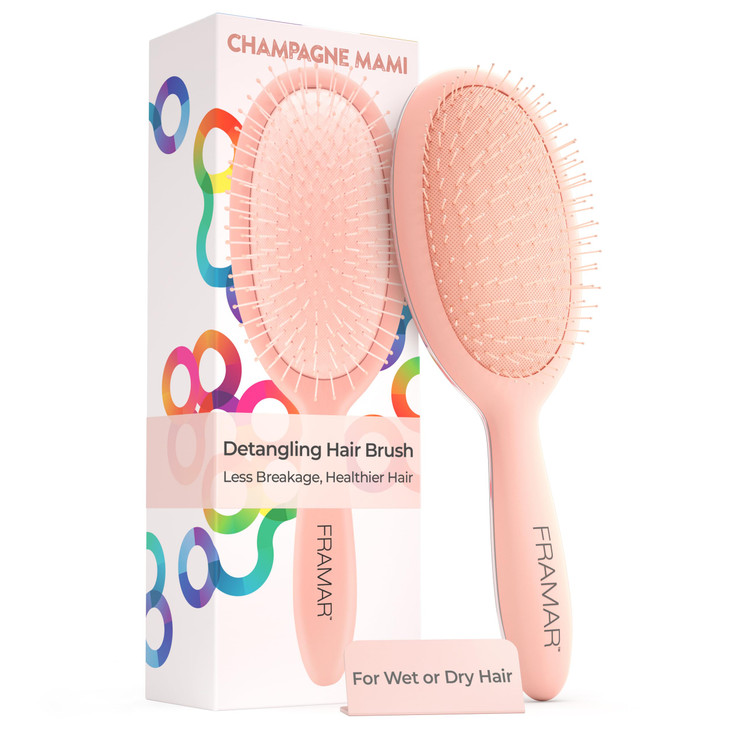 Framar Detangling Brush for Curly Hair  Hair Brushes for Women, Wet Detangler Hair Brush, Wet Hairbrush For Women, Hairbrushes, Hair Brush Detangler