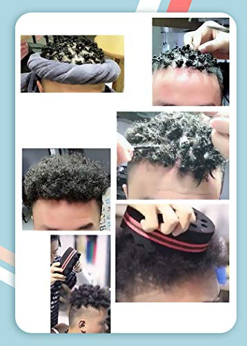 Big Holes Magic Sponge Brush for Wave, Coils, and Afro Hair - 4PCS Hair Care Tool for Men and Women
