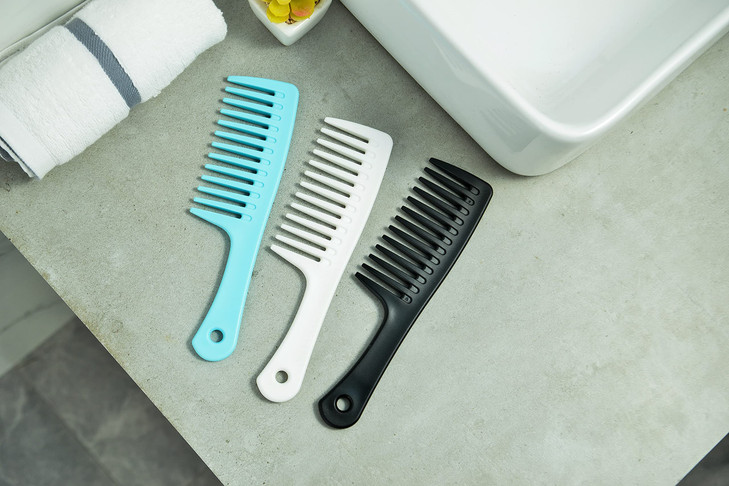 Wide Tooth comb, Large Detangling Comb for Women and Men, Durable Styling Brush for Curly, Long, Wet Hair Types - Professional Hair Care.