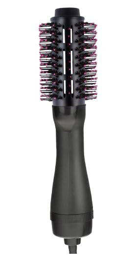 ENZO Milano Ceramic Blow Dryer & Round Styling Brush, Ceramic Blow Dryer, Frizz-Free Results, Travel-Friendly