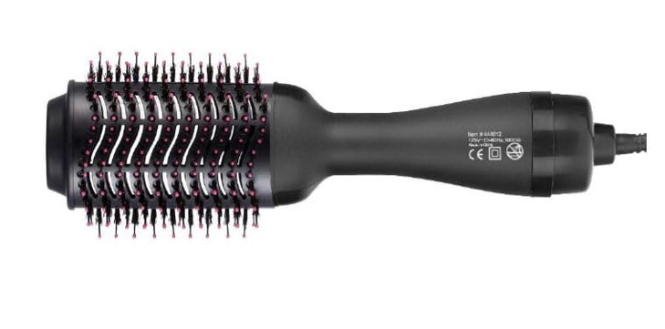 ENZO Milano Ceramic Blow Dryer & Round Styling Brush, Ceramic Blow Dryer, Frizz-Free Results, Travel-Friendly