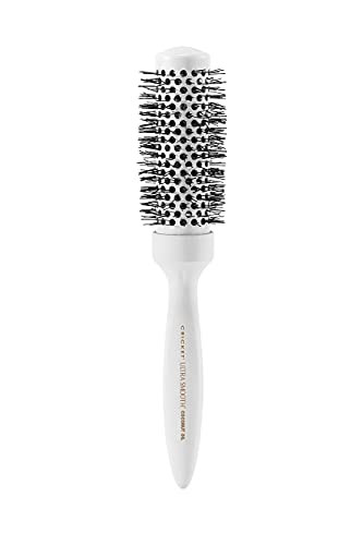 Cricket Ultra Smooth Coconut Thermal Hair Brush  1.5 Ceramic Barrel, Coconut Oil and Keratin-Infused, Anti-Static Heat-Resistant Bristles, Textured