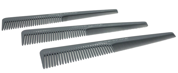 Dupont Starflite Barber Comb #55-3 Pack