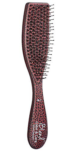 Olivia Garden iBlend Hair Brush For Color & Treatments IB-1 (Red)