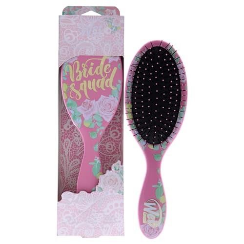 Wet Brush Original Detangler Hair Brush - Bridal Squad - All Hair Types - Ultra-Soft IntelliFlex Bristles Glide Through Tangles with Ease - Pain-Free
