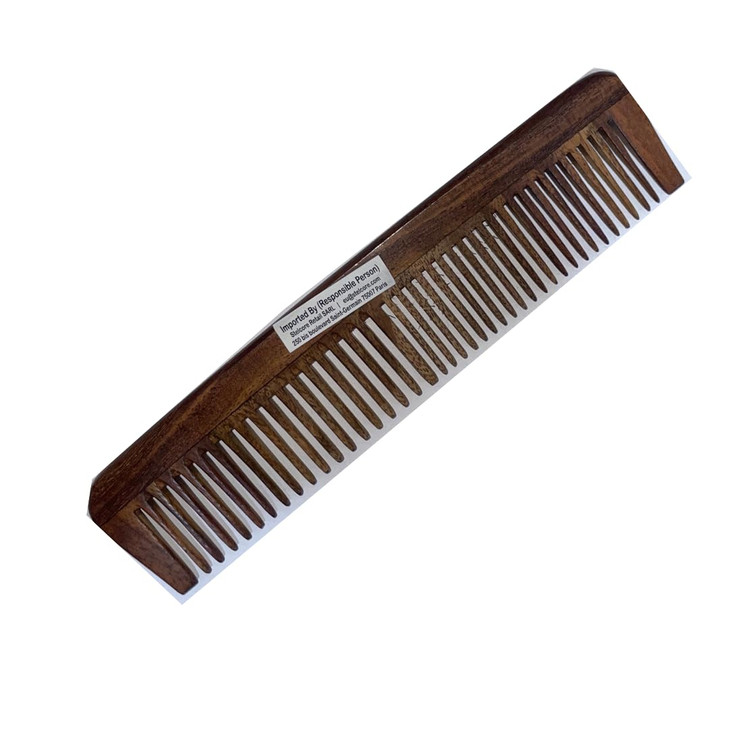 SVATV Handcrafted Rosewood Comb for Detangling Hair Comb For Thick, Curly And Wavy Hair, Non-Static and Eco-friendly Made in India (S-78A)