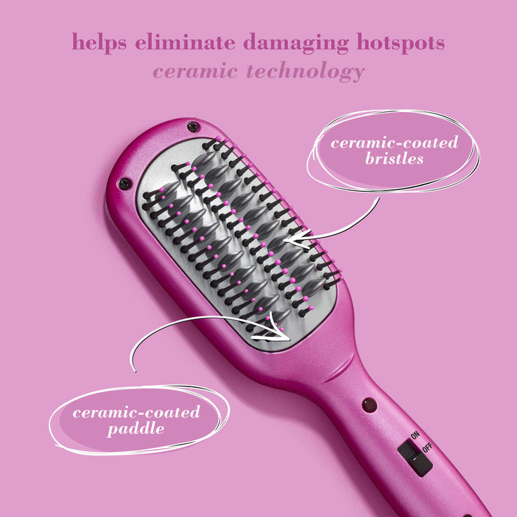 Conair Mini Super Smoothing Brush; Perfect for On-The-Go Styling