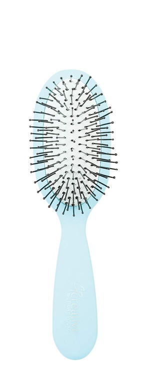 Creative Hair Brushes Wet/Dry Pocket & Travel Hair Brush, Blue