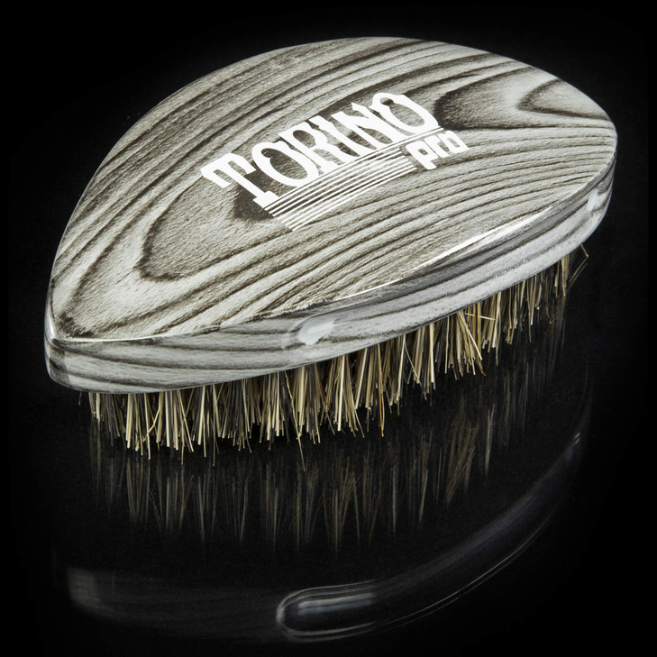 Torino Pro Wave Brushes by Brush king #74- Medium Hard Pointy Curved 360 Waves brush