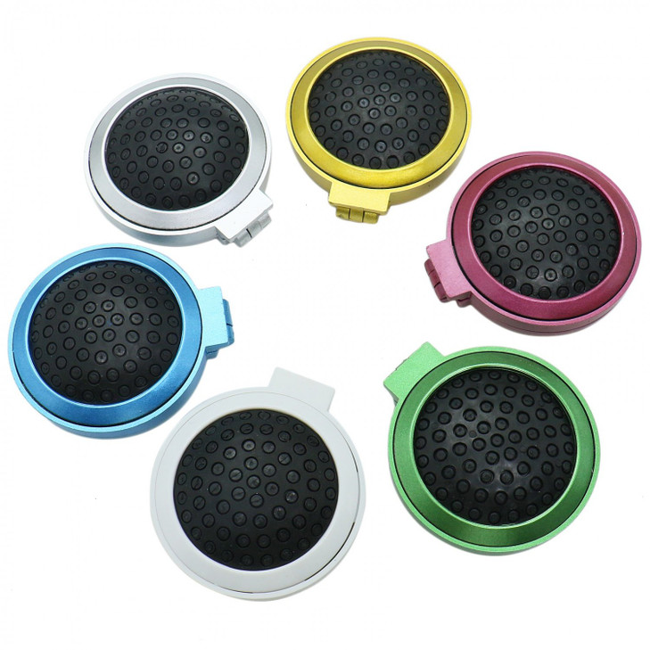 Pomeat 6 PCS Round Travel Hair Brush with Mirror Folding Pocket Hair Brush Mini Hair Comb with Makeup Mirror for Travel