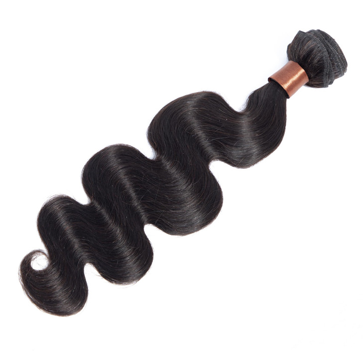 Angie Queen Hair Body Wave Bundles Human Hair 24 Inch 100% Unprocessed Brazilian Virgin Remy Hair Weave Bundles Wet and Wavy One Body Wave Bundle for