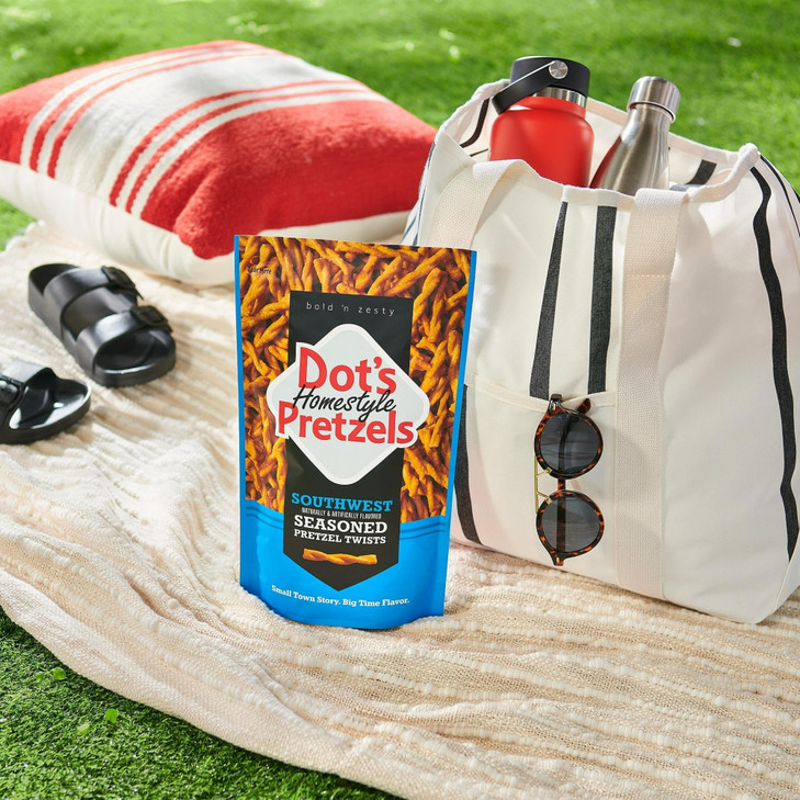 Dot's Pretzels Southwest Seasoned Pretzel Twist Snack, 16oz Grocery Sized Bag