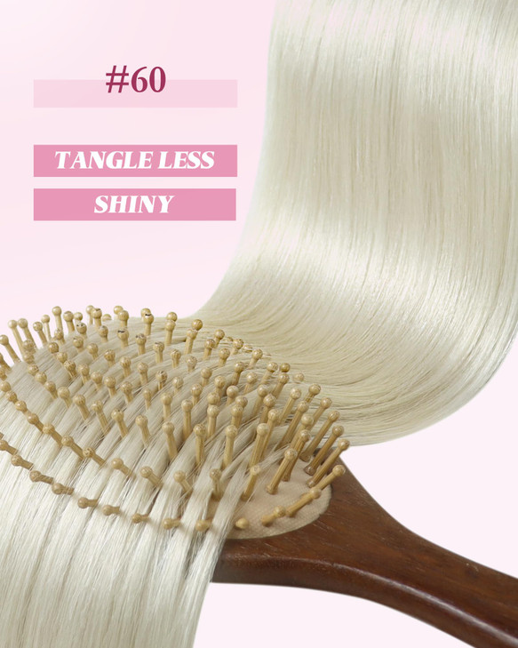 YoungSee Micro Hair Extensions Human Hair Blonde Micro Loop Hair Extensions Real Human Hair Platinum Blonde 18 Inch Bead Hair Extension Blond 50s Inv