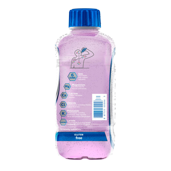 Electrolit Zero, Electrolyte Beverage, Berry Blast, 21 Fl Oz bottle (Pack of 12)