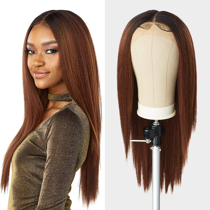 Sensationnel Synthetic HD Lace Front Wig - BUTTA UNIT 6 (FLAMBOYAGEMOCHA)