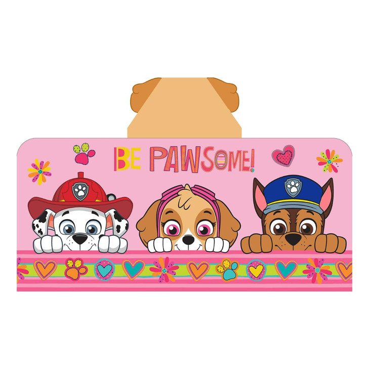 Franco Paw Patrol Pink Bath/Pool/Beach Soft Cotton Terry Hooded Towel Wrap, 24" x 50", Kids