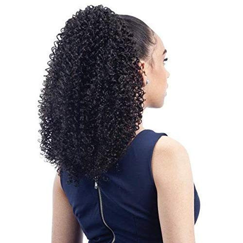 SPRING WATER GIRL (1B Off Black) - FreeTress Equal Synthetic Drawstring Ponytail