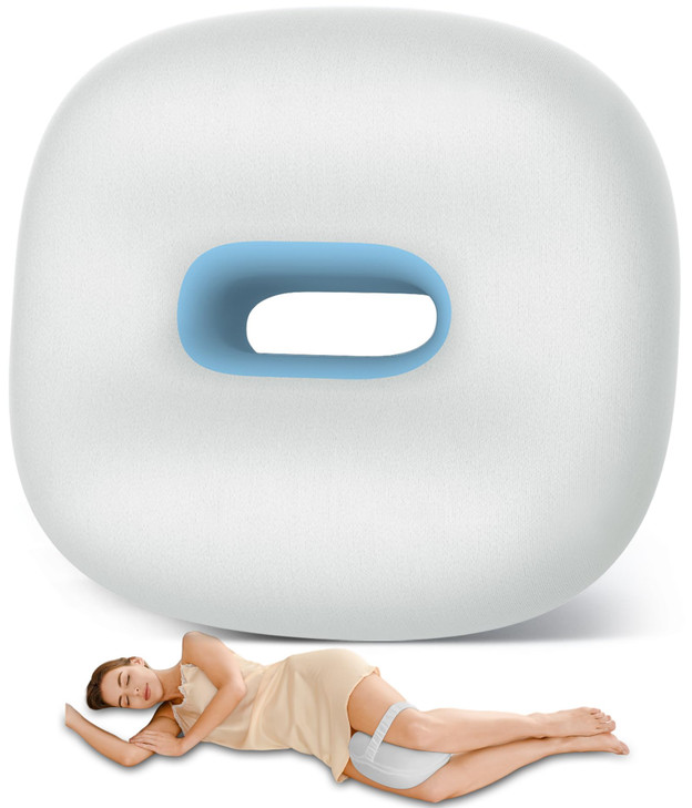 Knee Pillow for Side Sleepers - Hip Pain Relief, Memory Foam Leg Pillow for Side Sleeping, Between Legs Pillow for Sciatica Lower Back Pain, Knee Pil