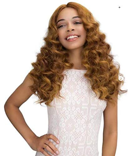 Janet Collection EXTENDED PART DEEP SWISS LACE FRONT WIG - GABRIELA (MOCHA BLONDE)
