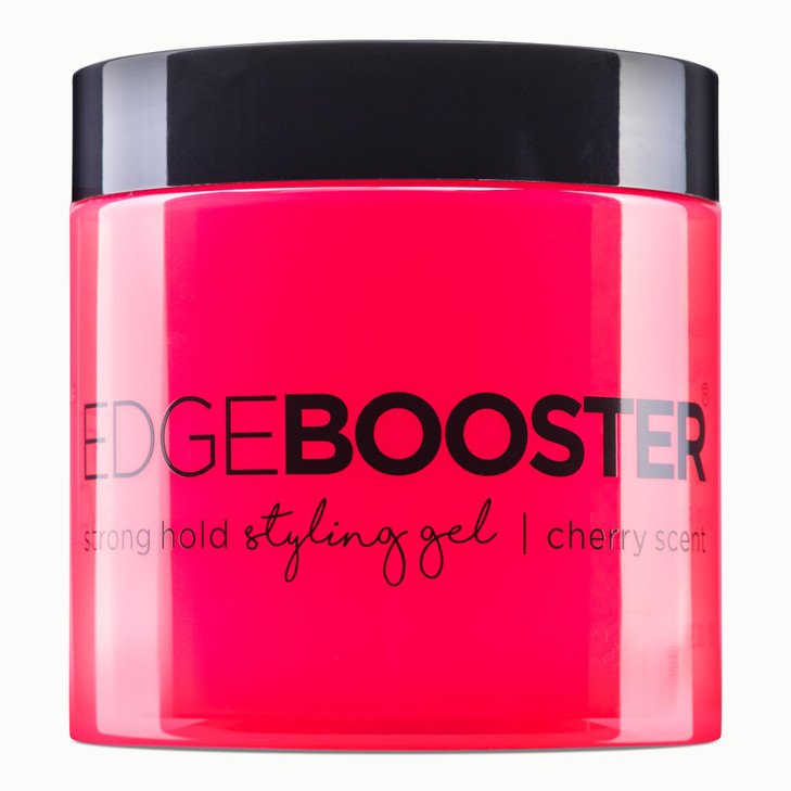 Style Factor EDGE BOOSTER® Strong Hold Styling Gel | Alcohol-Free Hair Gel with Camellia Sinensis Seed Oil for Curly, Wavy & Sleek Styles | Frizz Con
