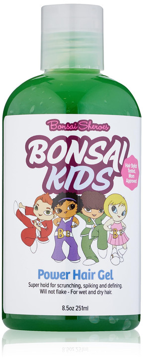 Kids & Toddlers Hair Gel for Boys and Girls - Strong Hold | No Flaking | No Tears - 8oz - Boys Hair Gel