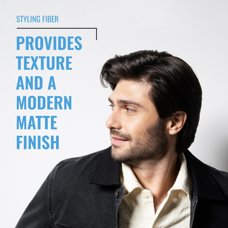 Fix Your Lid-Hair Styling Fiber for Men's and Boys' Short, Choppy Hair Types with High Hold and Low Shine, Infused with Pleasant Citrus Scent, Parabe