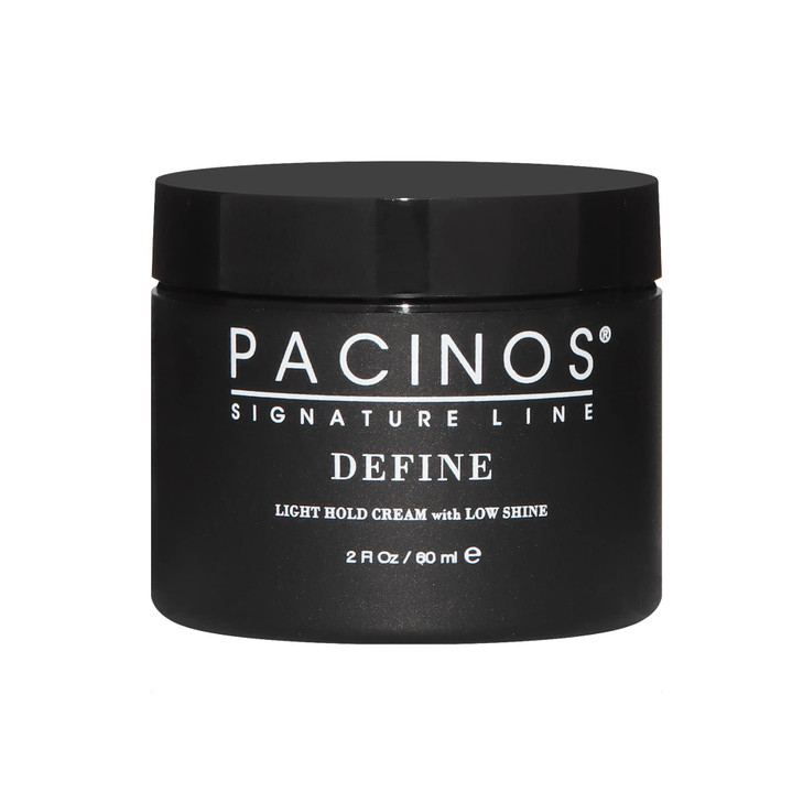 Pacinos Define Signature Light Hold Hair Cream - Firm Hold Water Soluble Styling Cream 2 oz