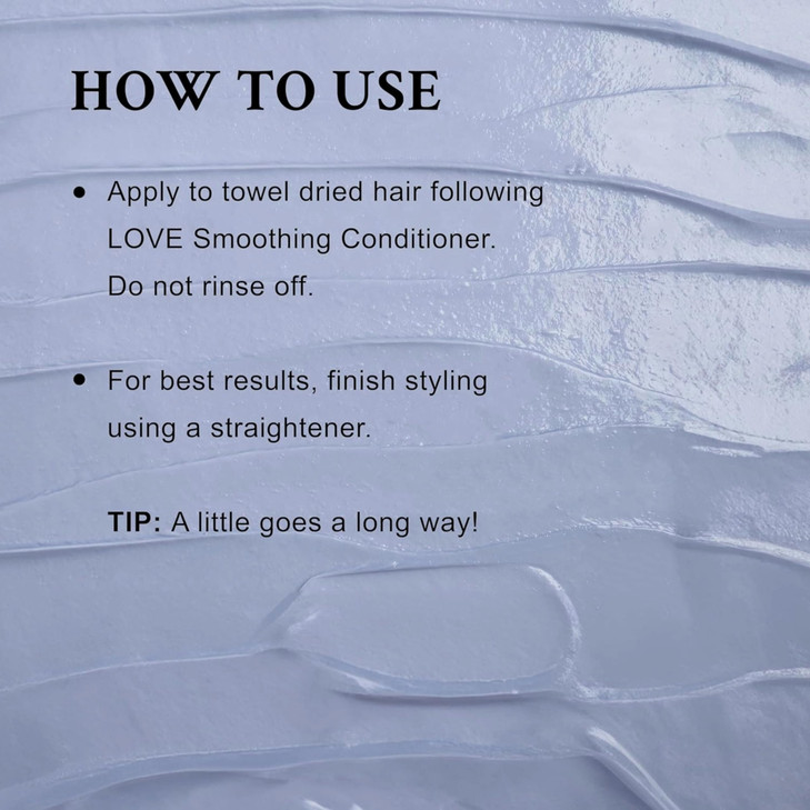 Davines LOVE Hair Smoother Cream, Taming Leave-On Anti-Frizz Formula for Wavy, Unruly, Coarse Hair - Moisturizes & Smooths Without Leaving Residues o