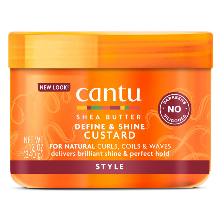 Cantu Shea Butter for Natural Hair Define & Shine Custard, 12 Oz