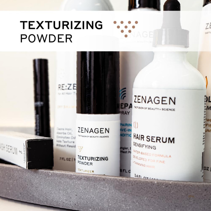 ZENAGEN Texturizing Powder | Texturizer + Root Volumizer, Adds Instant Volume & Texture, Absorbs Oil For A Refreshed Look, Lightweight Residue-Free F