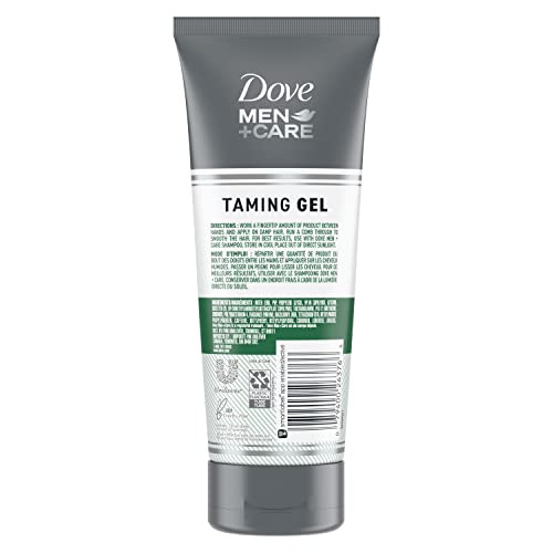 DOVE MEN + CARE Styling Gel 3 count Hair Taming Gel for a Strong Hold Hair Styling Product for Thicker and Healthier Looking Hair 7 oz