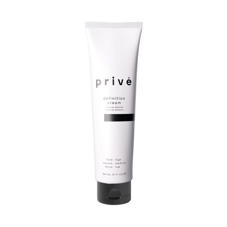 Privé Definition Hair Cream - High Hold Styling Cream for Smoothing, Molding & Shaping - Anti Frizz Hair Products for Slick Back Looks - Adds Texture