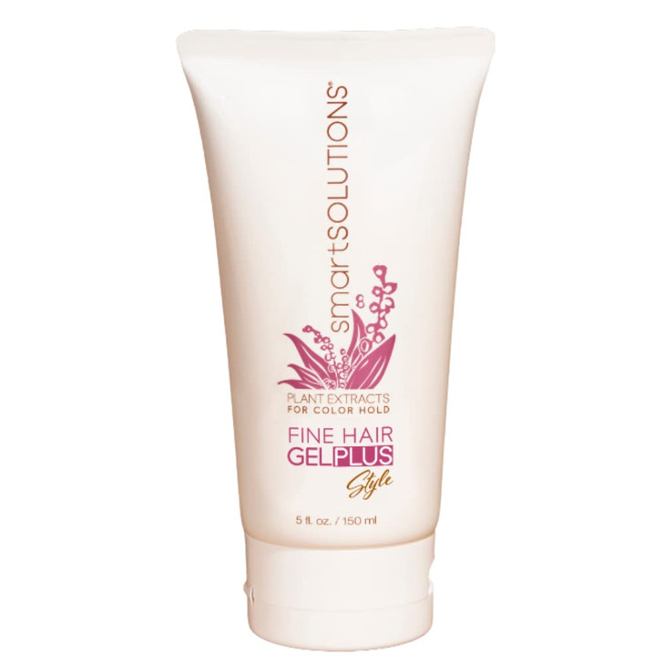 SMART SOLUTIONS Fine Hair Gel Plus, 5 oz | Enhances Shine | Adds Volume | Easy Wash-out | Paraben-Free