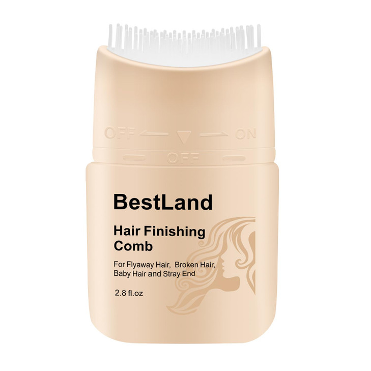 Hair Finishing Stick, Upgraded Hair Tamer Stick with Built-In Comb for Effortless Styling Refreshing Not Greasy Feel Shaping Gel Cream Hair Wax Stick