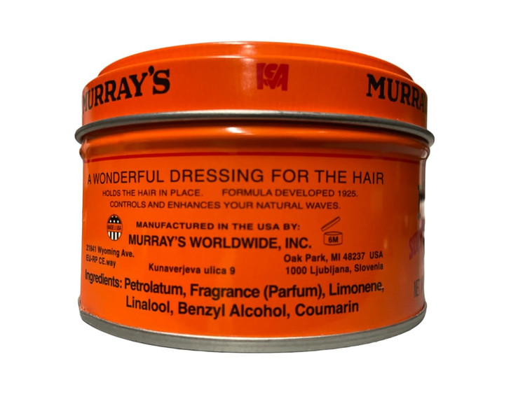 Murray's Superior Hair Dressing Pomade 3 oz. per Jar (2 Pack)